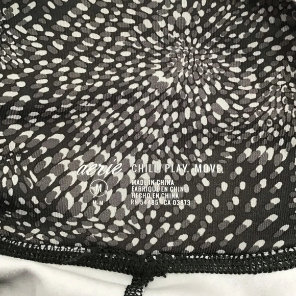 Aerie Women’s Chill Play Move Zipper Pocket Workout Leggings Gray Size Medium - Picture 7 of 7